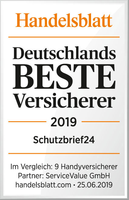 Handelsblatt | Deutschlands beste Versicherer 2019: Schutzbrief24